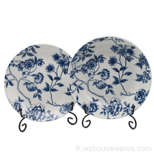 New Style Wedding 12pcs Pad Printing Porcelain Dingelware